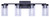 Britton Four Light Vanity (IVL1234A04BK)