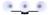 Albie Three Light Vanity (IVL1237A03BK)