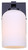 Bram One Light Wall Sconce (IVL1241A01BK)