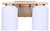 Bram Two Light Vanity (IVL1241A02GD)