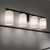 Bram Four Light Vanity (IVL1241A04BK)