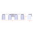 Bram Four Light Vanity (IVL1241A04BN)