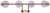 Solara Four Light Vanity (IVL2249B04GD)