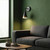 Noiré One Light Wall Sconce (IWF1240A01BKG)