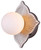 Canarm - IWF1242A01BGD9 - One Light Wall Sconce - Gianna - Brushed Gold