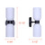 Darius Two Light Wall Fixture (IWF1251A02BK)