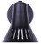 Percy One Light Wall Sconce (IWF2255B01BK)