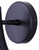 Percy One Light Wall Sconce (IWF2255B01BK)