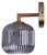 Sybil One Light Wall Sconce (IWF2256B01GD)