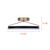 Louie LED Flush Mount (LFM335A16BKG)
