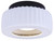 Canarm - LFM338A11BKR - LED Flush Mount - Dario - Matte Black And White