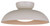 Canarm - LFM341A16ST - LED Flush Mount - Orrin - Stone