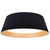 Canarm - LFM344A18BKW - LED Flush Mount - Mira - Matte Black & Faux Wood