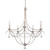 Crystorama - 415-SA-CL-MWP - Five Light Chandelier - Metro - Antique Silver