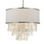 Crystorama - BRI-3007-SA - Three Light Chandelier - Brielle - Antique Silver