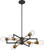 Nuvo Lighting - 60-6976 - Six Light Chandelier - Intention - Warm Brass / Black