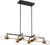Nuvo Lighting - 60-6977 - Six Light Island Pendant - Intention - Warm Brass / Black