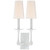 Visual Comfort Signature - CHD 2315PW-L - Two Light Wall Sconce - Gabriel - Plaster White