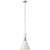 Visual Comfort Signature - S 5640PN-WHT - One Light Pendant - Liam - Polished Nickel