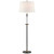 Visual Comfort Signature - TOB 1502BK/HAB-L - Two Light Floor Lamp - Vivier - Blackened Iron and Hand-Rubbed Antique Brass