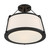 Nuvo Lighting - 60-6998 - Three Light Semi Flush Mount - Cutty - Matte Black