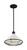 Nuvo Lighting - 60-7024 - One Light Pendant - Newbridge - Gloss White / Black Accents