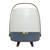 Adesso Home - 1201-07 - LED Speaker Lamp - Lite Up Play - Ocean - Blue W. Walnut Wood & Brass