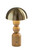 Adesso Home - 3178-12 - LED Table Lamp - Connie - Natural & Antique Brass