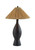 Adesso Home - 9404-01 - Table Lamp - Maren - Black Roughed Ceramic