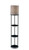 Adesso Home - SL0370-01 - Floor Lamp - Keely - Black