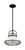 Nuvo Lighting - 60-7084 - One Light Pendant - Upton - Gloss White / Black Accents