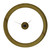 Ivory Halo Wall Clock (06468)