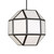 Uttermost - 21417 - Four Light Chandelier - Hoi - Matte Black