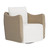 Uttermost - 53142 - Lounge Chair - Sunset - White