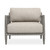 Uttermost - 53152 - Lounge Chair - Borneo - Dark Gray