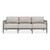 Uttermost - 53154 - Sofa - Borneo - Dark Gray