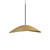 Accord Lighting - 1547.49 - One Light Pendant - Oyster - Organic Gold
