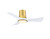 Fanimation - FPD6638BSMW - 36 Ceiling Fan - Corke 36 - Brushed Satin Brass