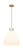 Innovations - 410-3PL-BB-G412-14WH - Three Light Pendant - Downtown Urban - Brushed Brass
