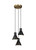 Generation Lighting - 5141303EN3-848 - Three Light Cluster Pendant - Towner - Satin Brass
