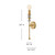 Prim LED Wall Sconce (83040LCB)