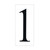 Generation Lighting - 90611-68 - Address Number Tile - Address Light - White Plastic