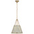 manufacturer_finish:Hand-Rubbed Antique Brass|manufacturer_glass:9 x 15.5 x 10.25 Blue Charee Stripe Pleat