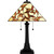Tiffany Two Light Table Lamp (TF6154MBK)