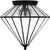 Tiffany Three Light Flush Mount (TF6812MBK)