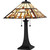 Quoizel - TF6814MBK - Two Light Table Lamp - Tiffany - Matte Black