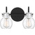 Quoizel - ANW8602EK - Two Light Bath Fixture - Andrews - Earth Black