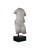 Currey and Company - 1200-1086 - Torso on Metal Stand - Cyprus - Antique Off-White / Black