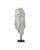 Currey and Company - 1200-1090 - Fragment on Metal Stand - Ishtar - Antique Off-White / Black