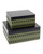 Currey and Company - 1200-1145 - Box Set of 2 - Cuoio - Green / Black